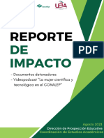 Informe de Documentos Detonadores y Videopodcast - 2.0