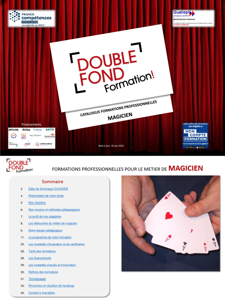 Formations Professionnelles de Magicien | PDF | Magie (Illusion ...