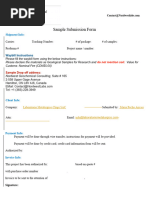ALS Sample Submittal Form Guide | PDF
