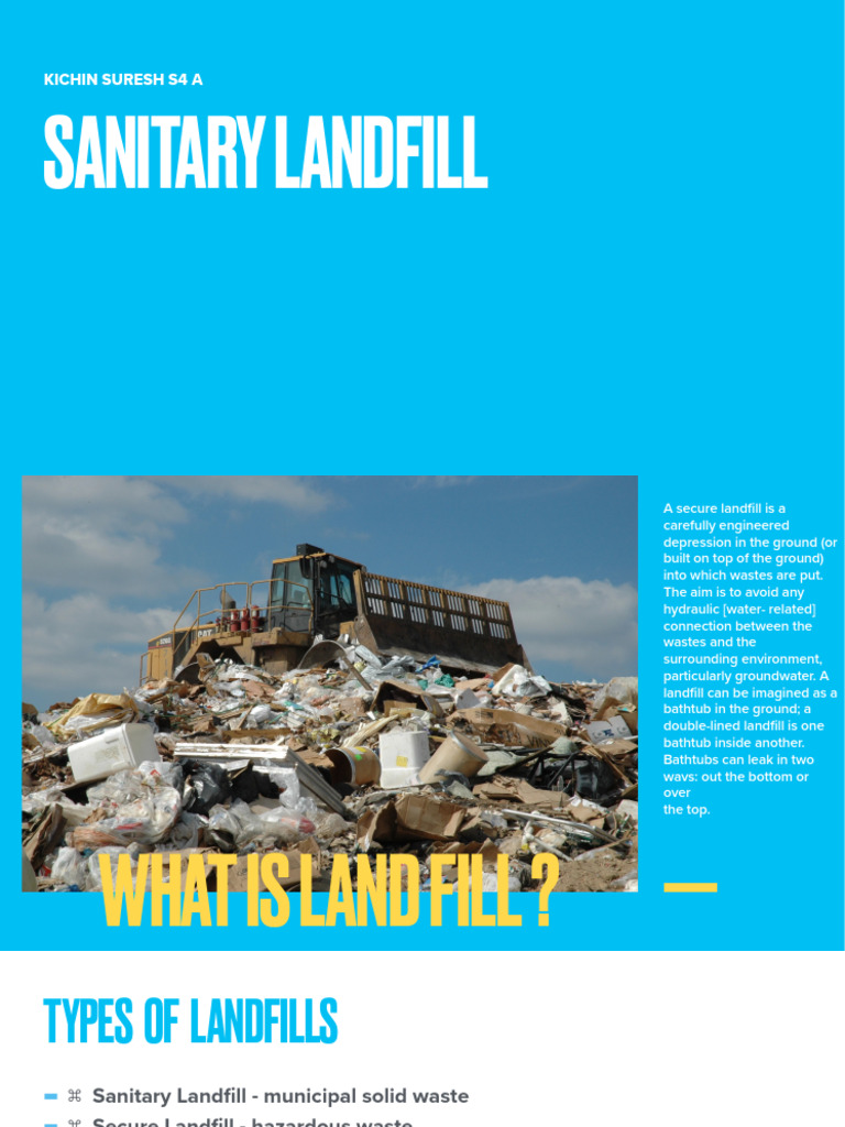 Sanitary Landfill | PDF | Landfill | Waste