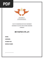 Business Plan Example