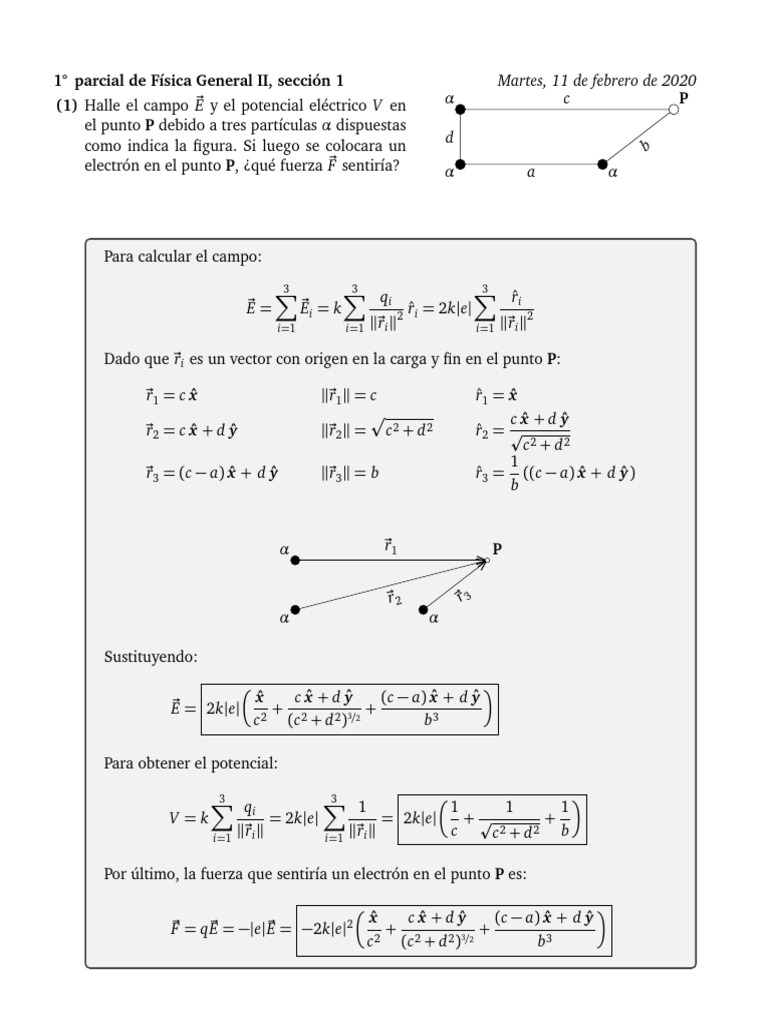 Parcial de f sica general ii secci n 1 11 2 2020 pdf carga