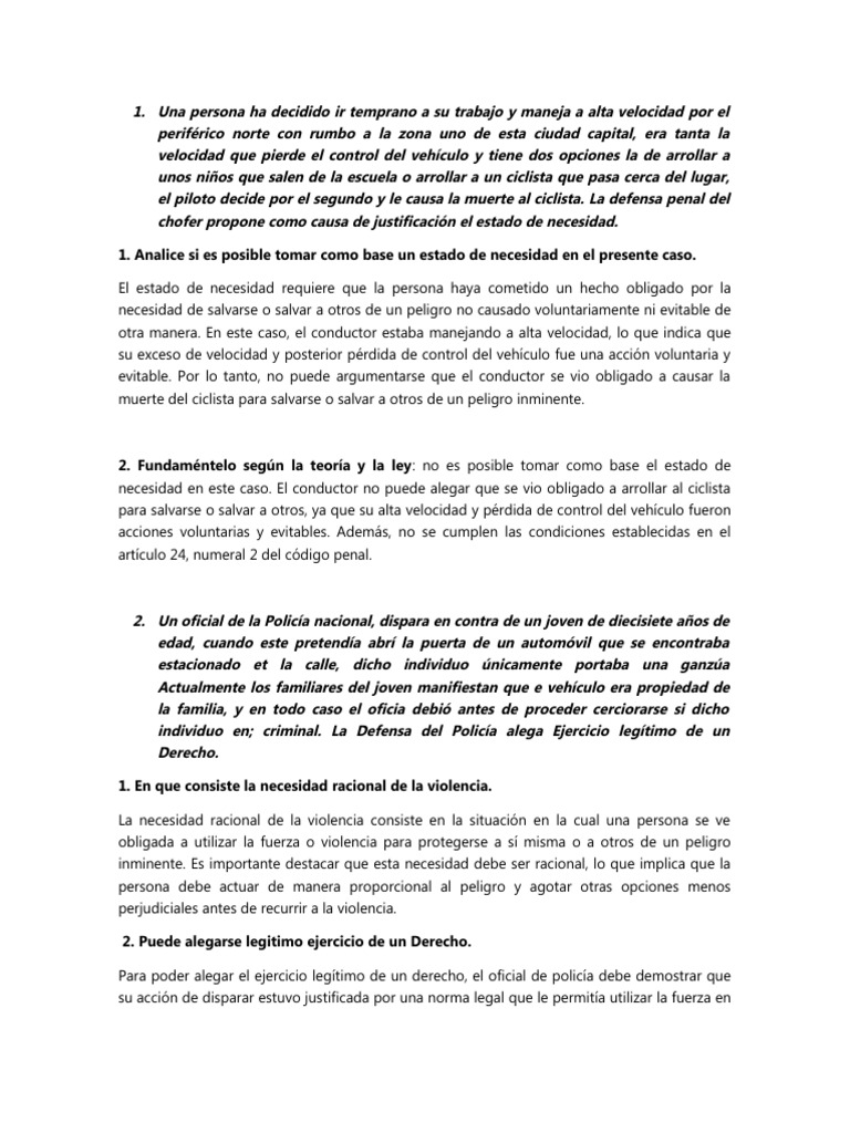 Casos Penal | PDF | Derecho penal | Justicia