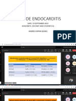Guía de Endocarditis: Date: 19 September 2023 Assistants: Icb Staff and Students Iq Andres Ospina Bueno