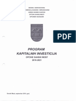 Program Kapitalnih Investicija 2016. - 2021