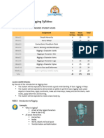 Introduction To Rigging Syllabus