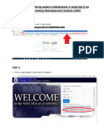 Mga Hakbang Kung Paano Makapasok o Mag Log in Sa DepEd Learning Management System