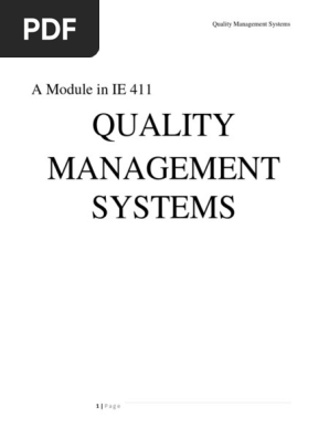 QUALITY Management System