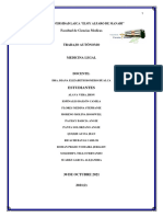 Medicina Legal - Trabajo Autonomo