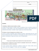 Interpretacao de Texto Charge Caos Na Saude Publica 1º Ano Do Ensino Medio Respostas