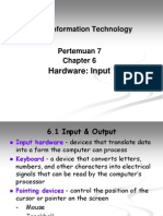 Using Information Technology: Hardware: Input