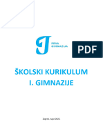 Školski Kurikulum Za Školsku Godinu 2022. 2023 - Compressed