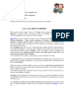 La Caja de Pandora Examen de Grado Sexto