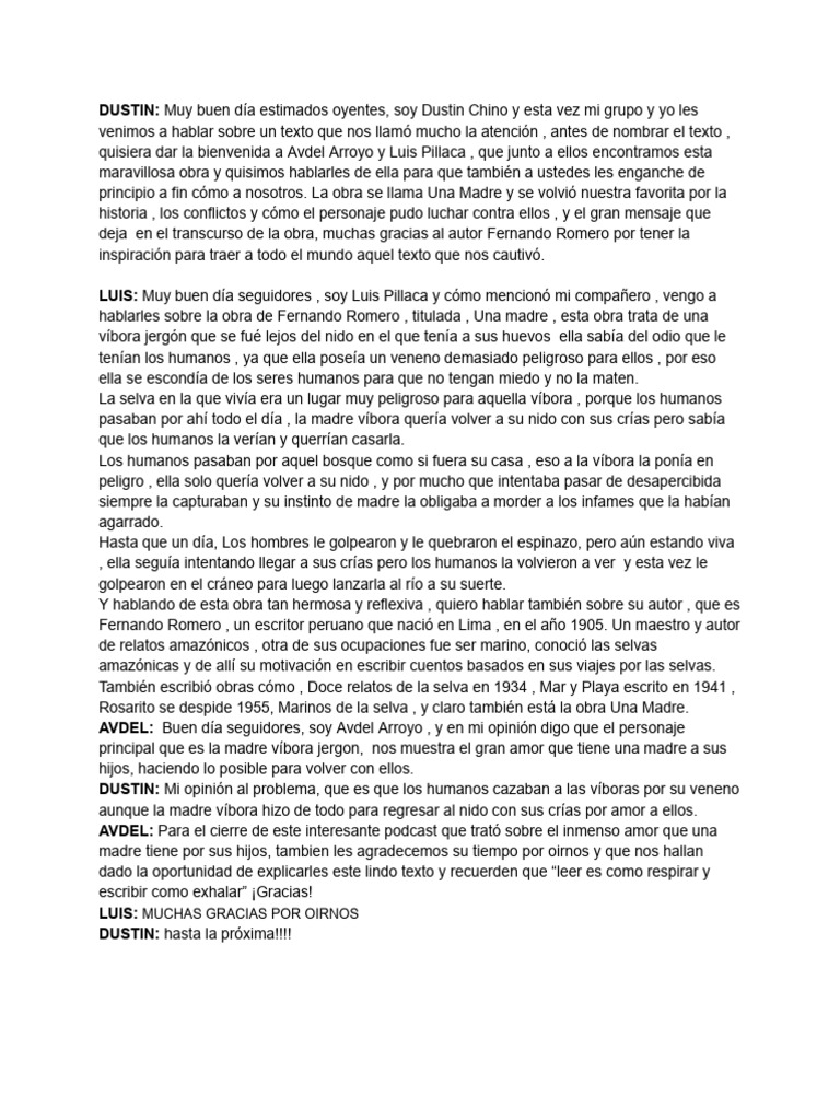 Arroyo ramirez avdel max version final del guion podcast pdf