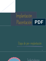 Placentación - Implantacion