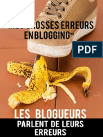 Mes Grosses Erreurs en Blogging Evenenement Interblog