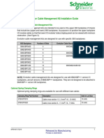 Modicon Modernisation Guide - Quantum To X80 Evolution Cable Management Installation Kit, Jul'19 - MFR91487