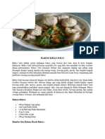 Resep Bakso Solo