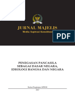 2017 - Jurnal Majelis Edisi 4 - Penegasan Pancasila SBG Dasar Negara, Ideologi Bangsa & Negara