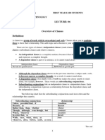 Lecture6 - Overview of Clauses