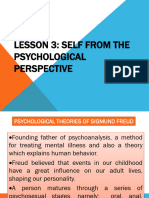 Lesson 3 Self From Psychological Perspective