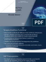 Terapia Analítico-Funcional (Fap) : Ricardo Wainer