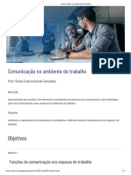 Comunicação no ambiente de trabalho