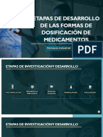 Etapas de Desarrollo de Las Formas de Dosificación