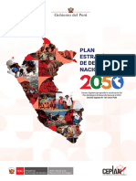 Peru - Plan Estrategico de Desarrollo Nacional Al 2050