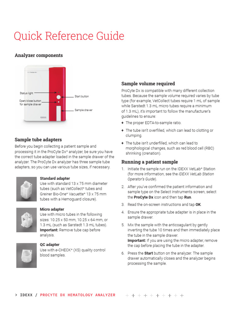 ProCyte Dx Analyzer User Guide | PDF | Bleach | Chemistry