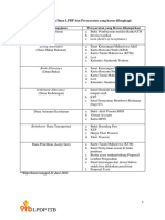 Template Fund Request E-BEASISWA by LPDP ITB