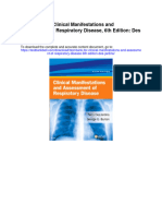 Test Bank For Clinical Manifestations and Assessment of Respiratory Disease 6th Edition Des Jardins