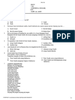 Soal Pts Bahasa Sunda 8