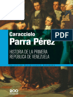 Caracciolo Parra Pérez - Últimos Esfuerzos Diplomáticos