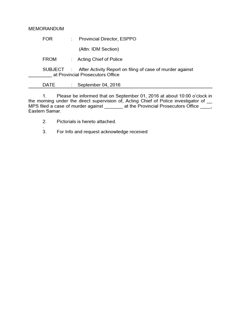 After activity report dashboard pdf