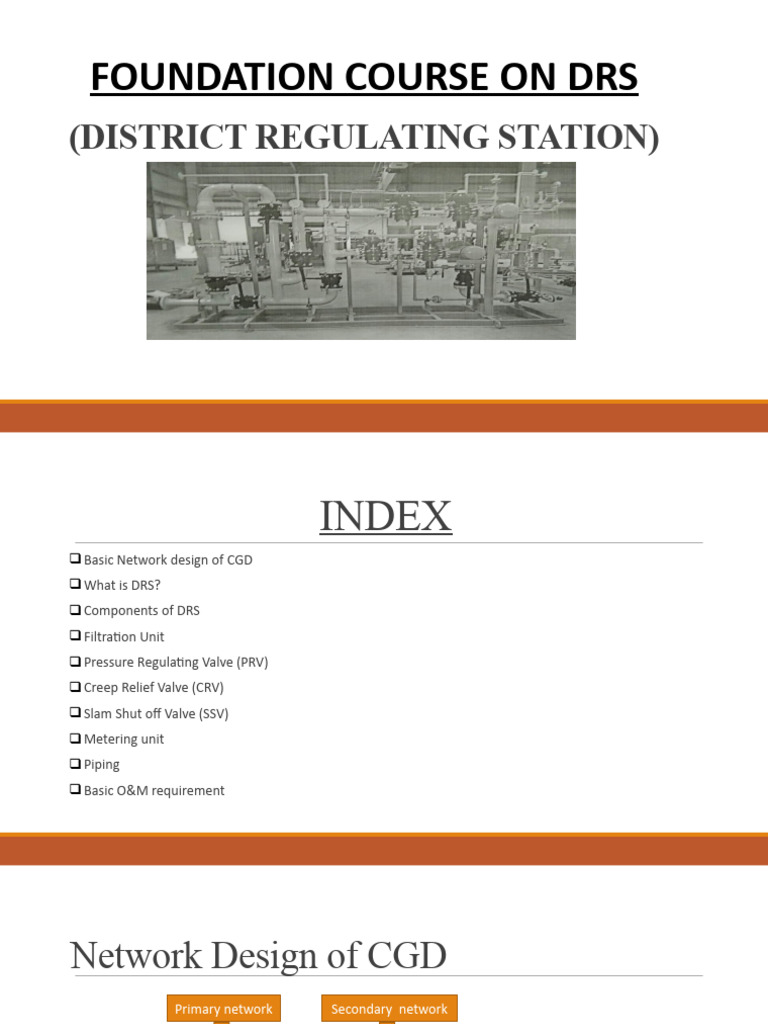Overview of District Regulating Stations | PDF | Energy Technology | Tools