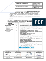 Pe102298z-o&M-mdd2-P-010 Mantenimiento, Repación Yo Cambio de Equipos en Sala Electrica Rev 03