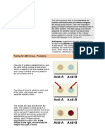 Blood Typing System