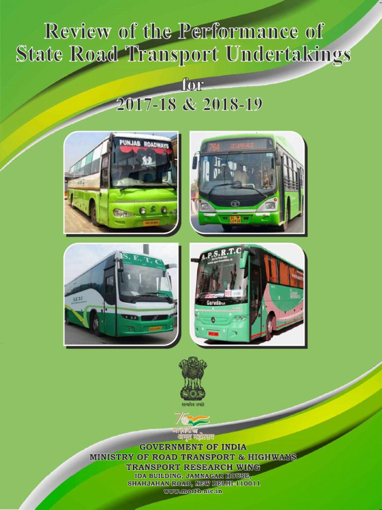 SRTU Performance Review 2017-19 | PDF | Cost | Transport