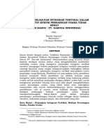 Indikasi Perjanjian Integrasi Vertikal Dalam Perspektif Hukum Persaingan Usaha Tidak Sehat (Studi Kasus: Pt. Garuda Indonesia)