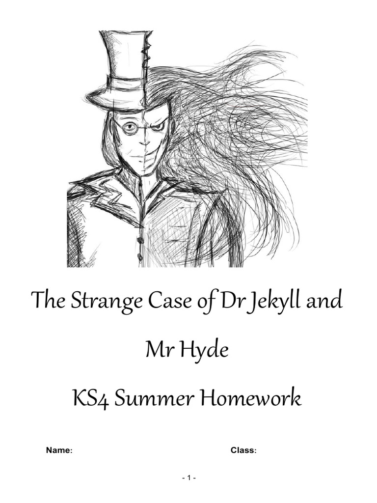DR Jekyll Unit of Work PDF Strange Case Of Dr Jekyll And Mr Hyde