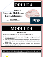 Lesson 3 - Developmental Stages in Middle Adolescence