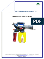 Manual Termonebulizador A Gas RR-3850