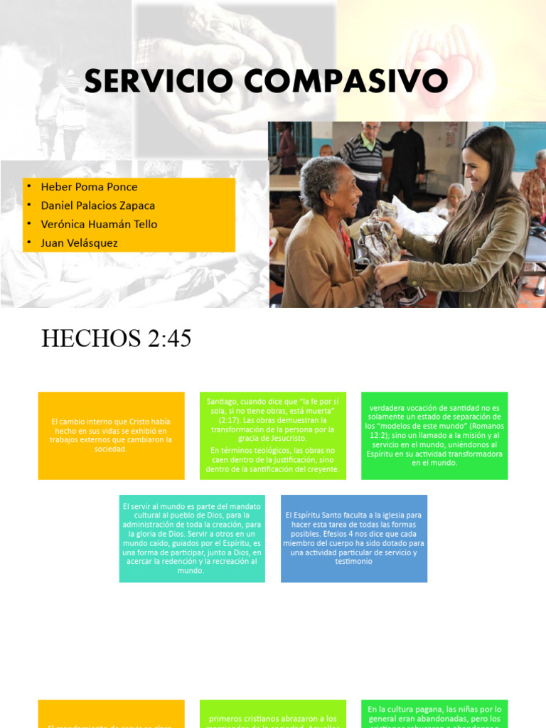 Servicio compasivo en la fe cristiana | PDF