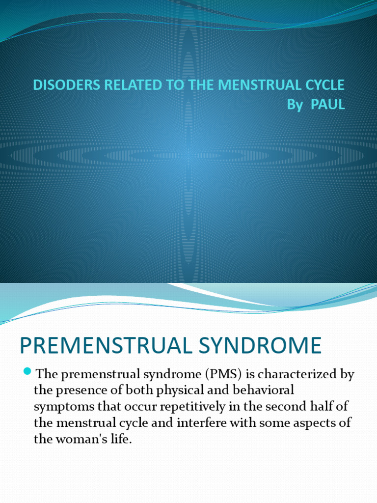 Premenstrual syndrome visual data 5