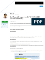 Bank Related Changes From SAP S - 4 HANA 2020 Onwards (With FIORI) - SAP Blogs