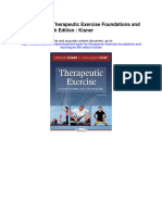 Test Bank For Therapeutic Exercise Foundations and Techniques 6th Edition Kisner