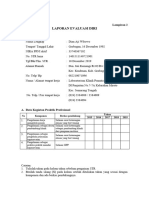 Laporan Evaluasi Diri Oleh Anggota