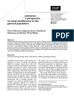 Bedtime Procrastination A Self Regulation Perspective On Sleep Insufficiency in The General Population