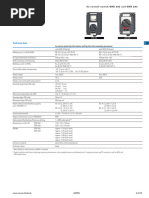 Technical Data: Ex-Control Switch Typ 292 Without and Typ 293 With Measuring Instrument